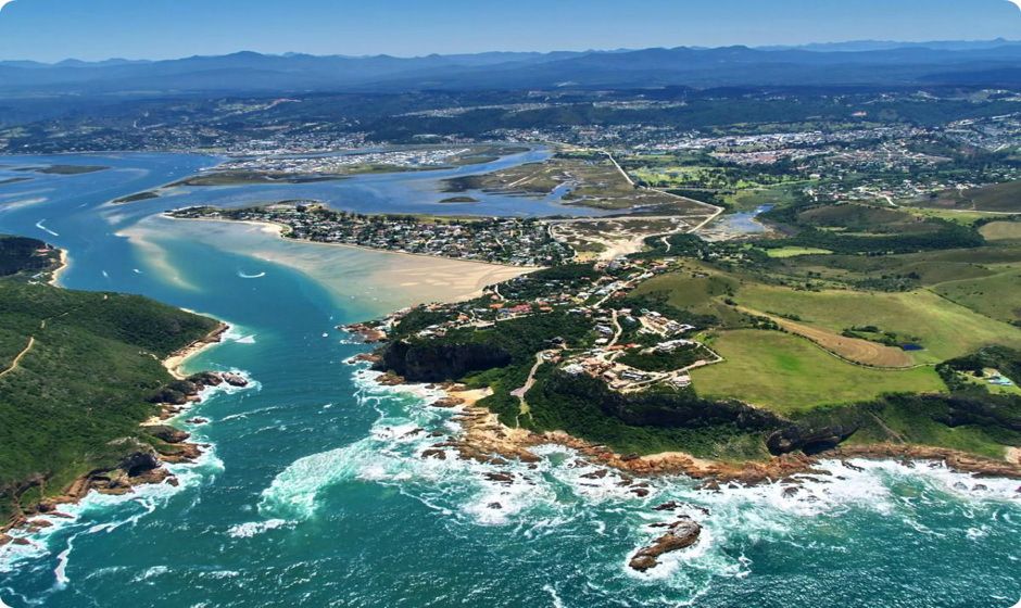 knysna lagoon and heads