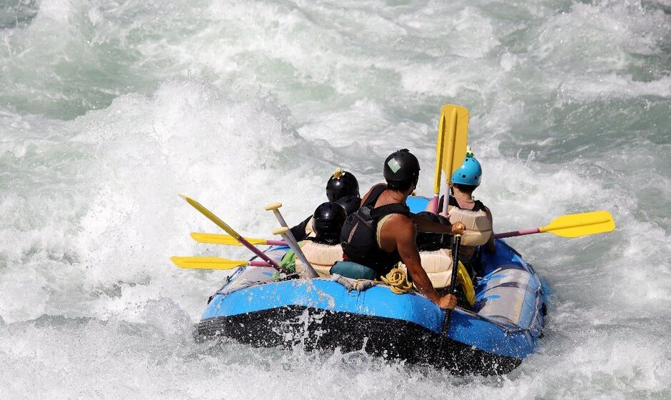 White water rafting in Uganda