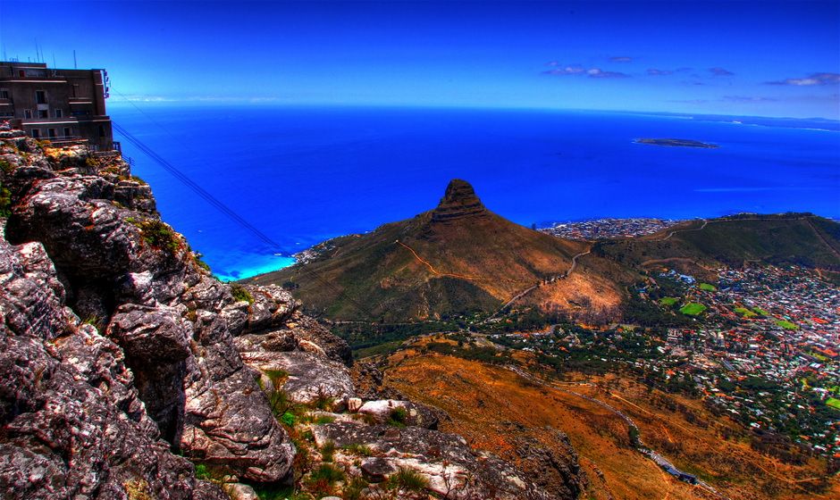 Local activities view from Table Mountain