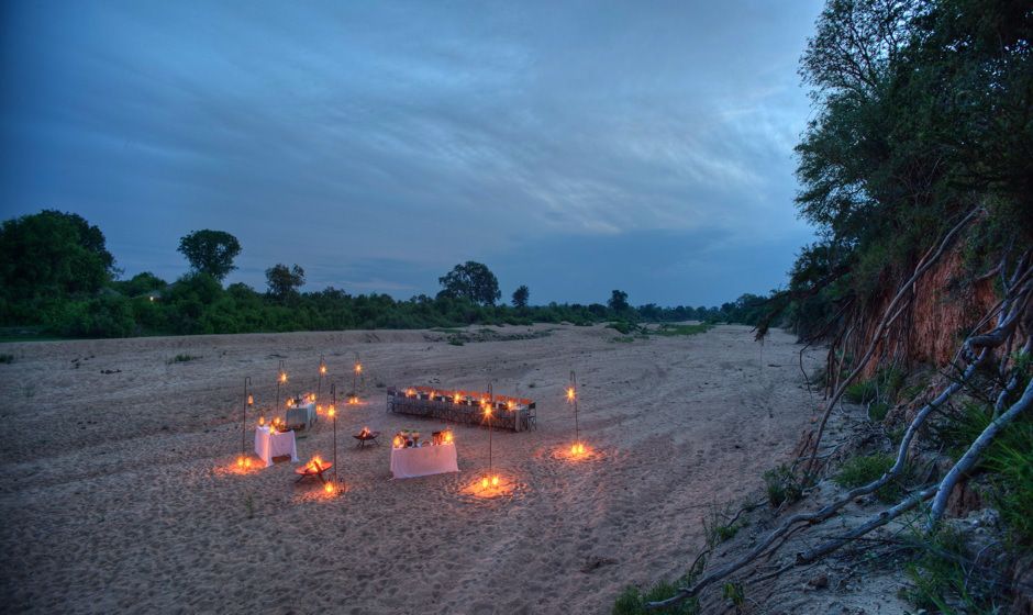 Breathtaking bush dining